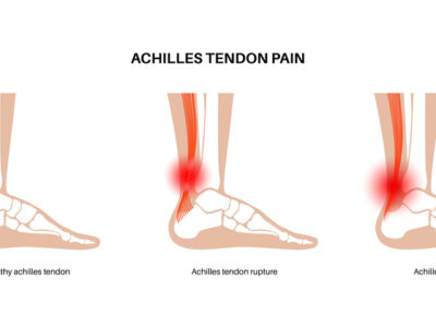 pain at the back of the foot diagram